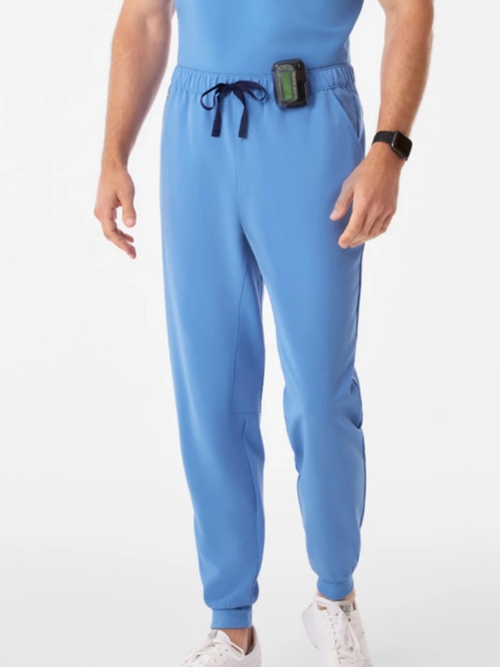 Figs Tansen jogger scrub pants Ciel Blue small